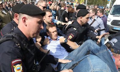 "Le a cárral" a rendőrség letartóztatja Navalny-t Moszkvában